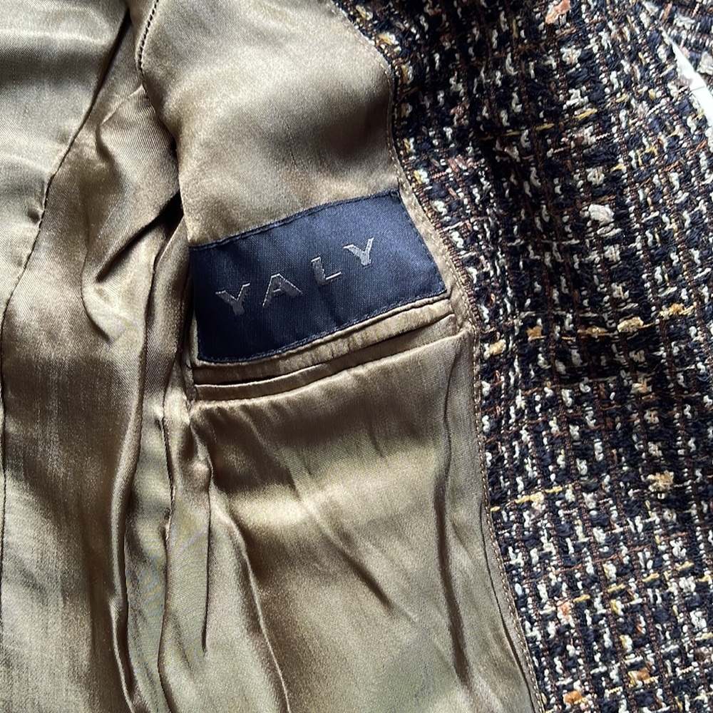 VINTAGE | Yaly single breasted cropped tweed jacket - Picture 6 of 10